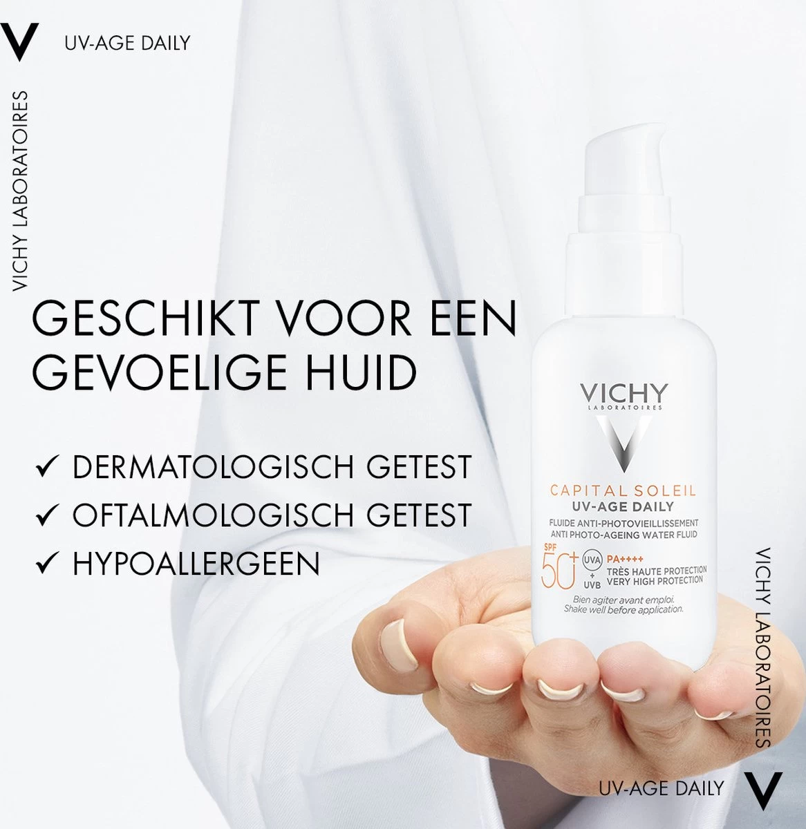 Vichy Capital Soleil UV-Age - Dagelijkse Zonnebrand Voor Het Gezicht - SPF50+ Getint - 40ml - Afbeelding 7