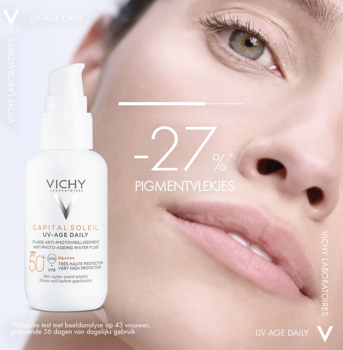 Vichy Capital Soleil UV-Age - Dagelijkse Zonnebrand Voor Het Gezicht - SPF50+ Getint - 40ml - Afbeelding 11