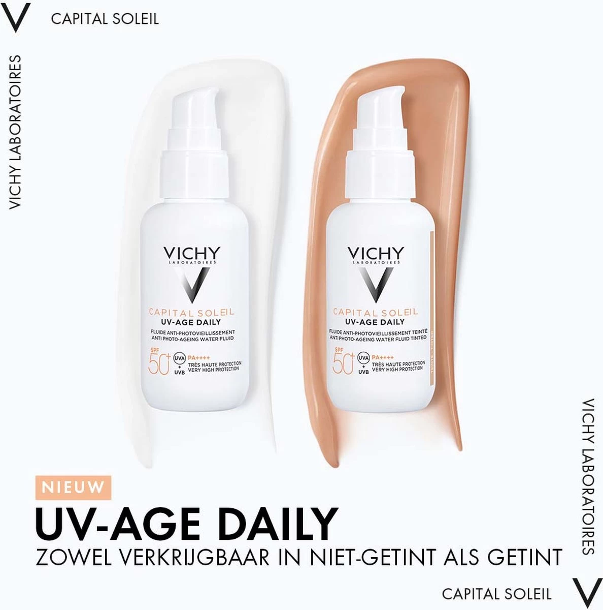 Vichy Capital Soleil UV-Age - Dagelijkse Zonnebrand Voor Het Gezicht - SPF50+ Getint - 40ml - Afbeelding 20