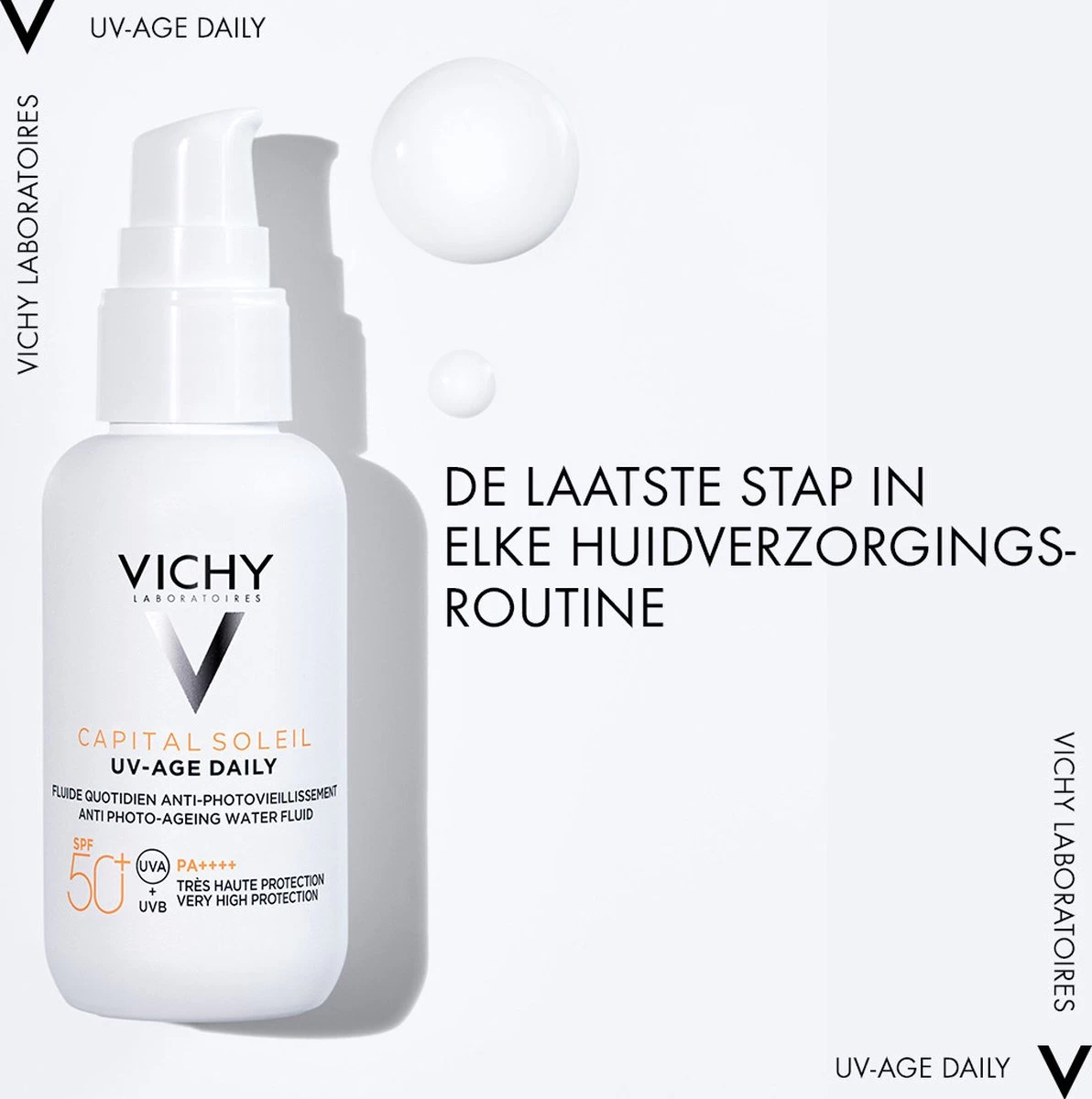 Vichy Capital Soleil UV-Age - Dagelijkse Zonnebrand Voor Het Gezicht - SPF50+ Getint - 40ml - Afbeelding 2