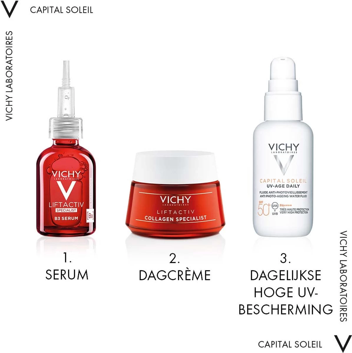 Vichy Capital Soleil UV-Age - Dagelijkse Zonnebrand Voor Het Gezicht - SPF50+ Getint - 40ml - Afbeelding 8