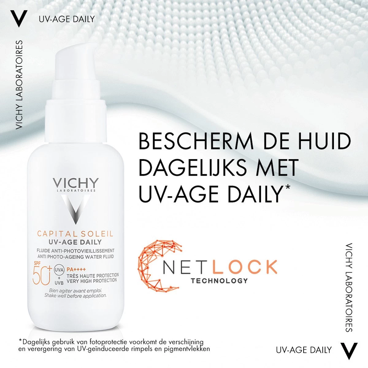 Vichy Capital Soleil UV-Age - Dagelijkse Zonnebrand Voor Het Gezicht - SPF50+ Getint - 40ml - Afbeelding 9