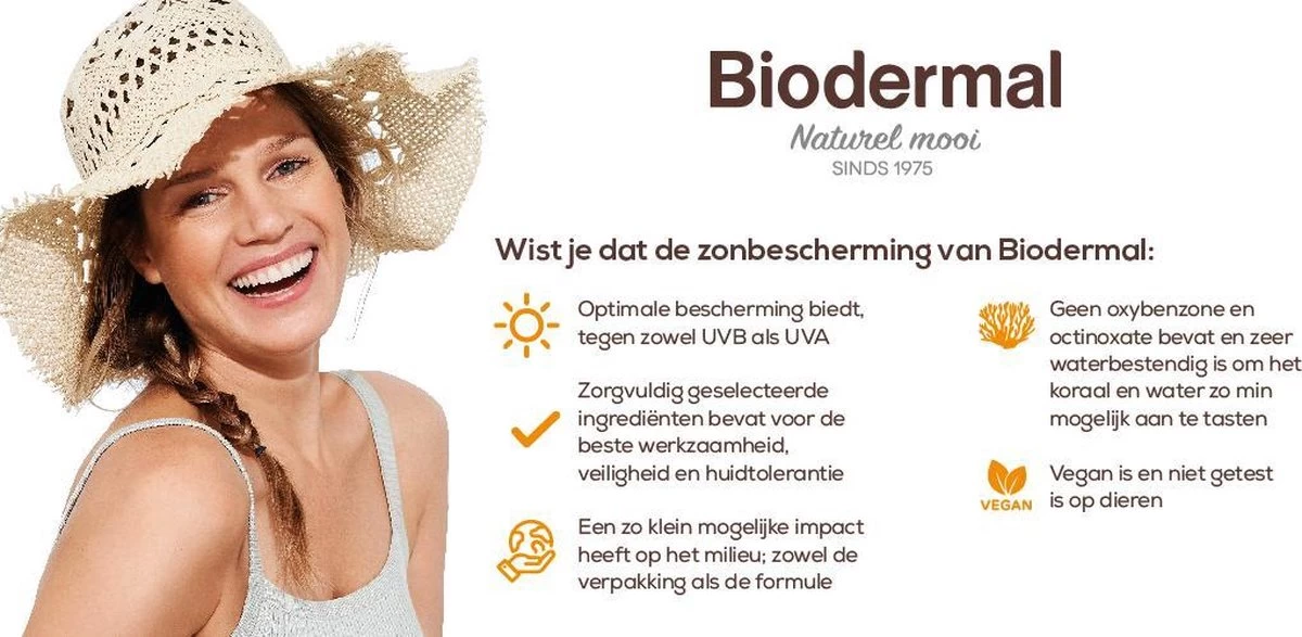 Biodermal Zonnebrand - Anti Age Zonnecrème Voor Het Gezicht - SPF 50 - 40ml - Afbeelding 12