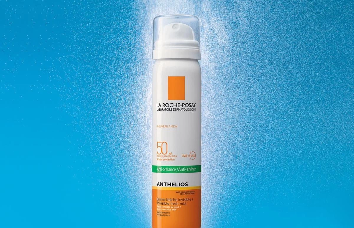 La Roche-Posay Anthelios Zonnebrand Mist Gezicht SPF50 - 2x 75 Ml - Afbeelding 2