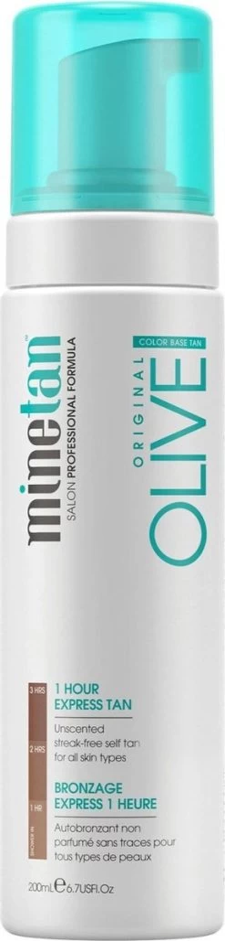 Minetan - Olive Self Tanning Foam For Very Dark Tan (Super Dark) - 200ml