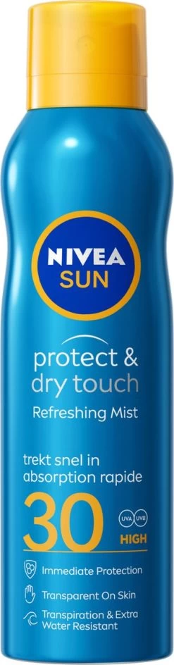 NIVEA SUN Protect & Dry Touch Zonnespray SPF 30 - 200 Ml