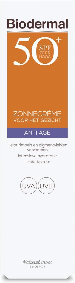 Biodermal Zonnebrand - Anti Age Zonnecrème Voor Het Gezicht - SPF 50 - 40ml - Afbeelding 11