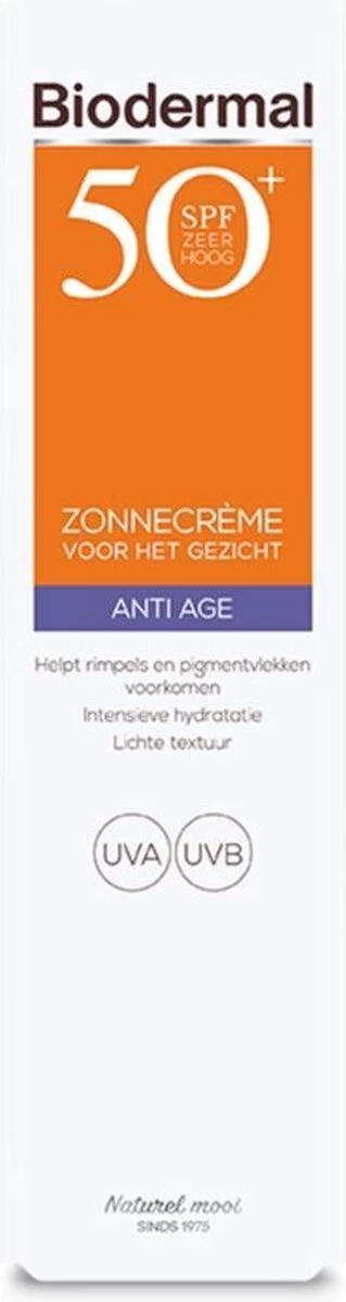 Biodermal Zonnebrand - Anti Age Zonnecrème Voor Het Gezicht - SPF 50 - 40ml - Afbeelding 4