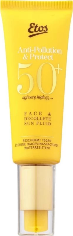 Etos Zonnebrand Anti-pollution SPF50+ - Gezichtscreme - 50ml