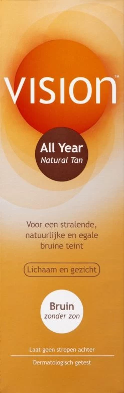 Vision All Year Natural Tan - Zonnebrand - Zelfbruiner - 135 Ml