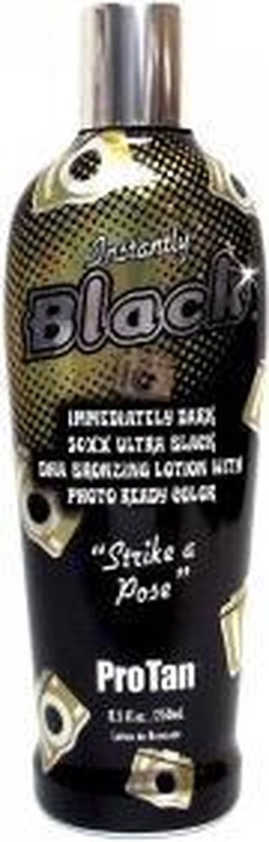 PRO TAN INSTANTLY BLACK 50X DHA Bronzers Zonnebankcreme - 250ml