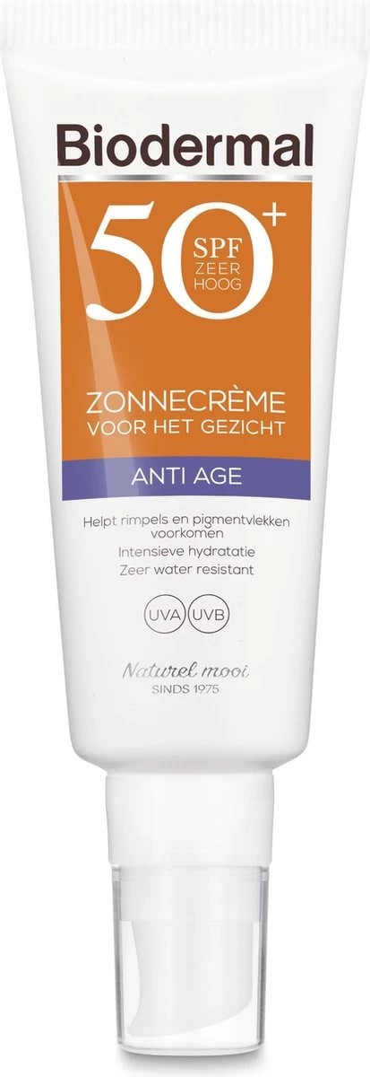 Biodermal Zonnebrand - Anti Age Zonnecrème Voor Het Gezicht - SPF 50 - 40ml - Afbeelding 5