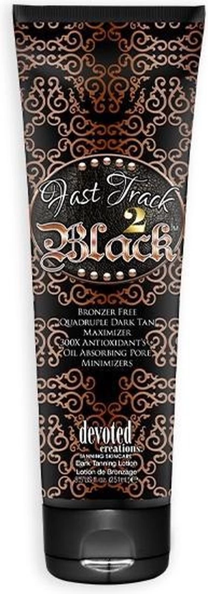 Devoted Creations Fast Track 2 Black - Zonnebankcrème - 251 Ml - Afbeelding 2