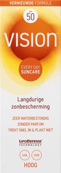 Vision Every Day Sun Protection - Zonnebrand - SPF 50 - 180 Ml