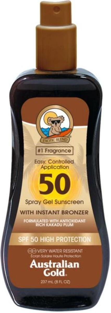 Australian Gold SPF 50 - Zonnebrand - Met Bronzer - 237 Ml - Afbeelding 3