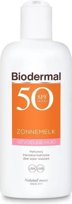 Biodermal Zonnemelk Gevoelige Huid - Zonnebrand Voor De Gevoelige Huid -SPF50+ 200 Ml