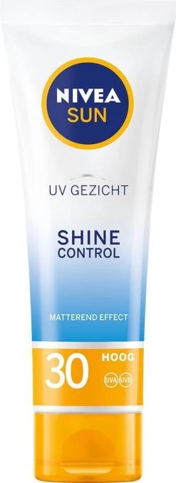 Nivea Sun UV Face Shine Control Zonnebrand Gezicht SPF 30 50 Ml