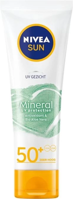 NIVEA SUN UV Face Mineral UV Protection Zonnebrand Gezicht SPF 50+ - 50ML