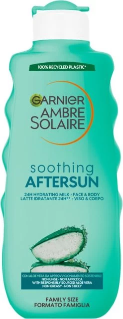 Garnier Ambre Solaire Hydraterende En Verfrissende Aftersun Melk - 400 Ml