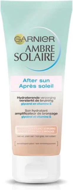 Garnier Ambre Solaire Aftersun Met Zelfbruiner Voor Gezicht & Lichaam - 200 Ml