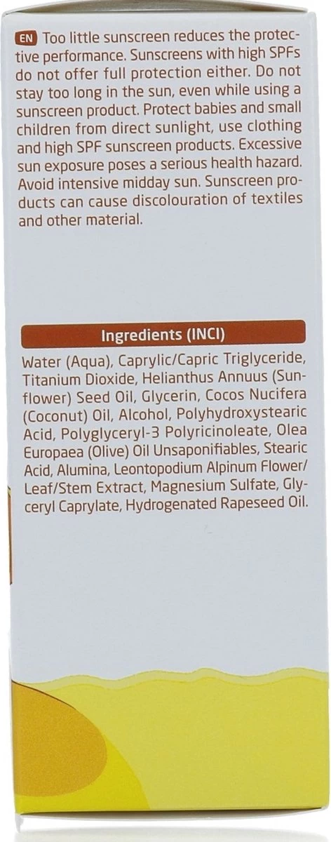 Weleda Edelweiss Zonnecrème Gevoelige Huid SPF50 - Afbeelding 4