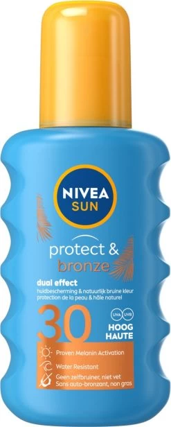 NIVEA SUN Protect & Bronze Zonnespray SPF 30 - 200 Ml