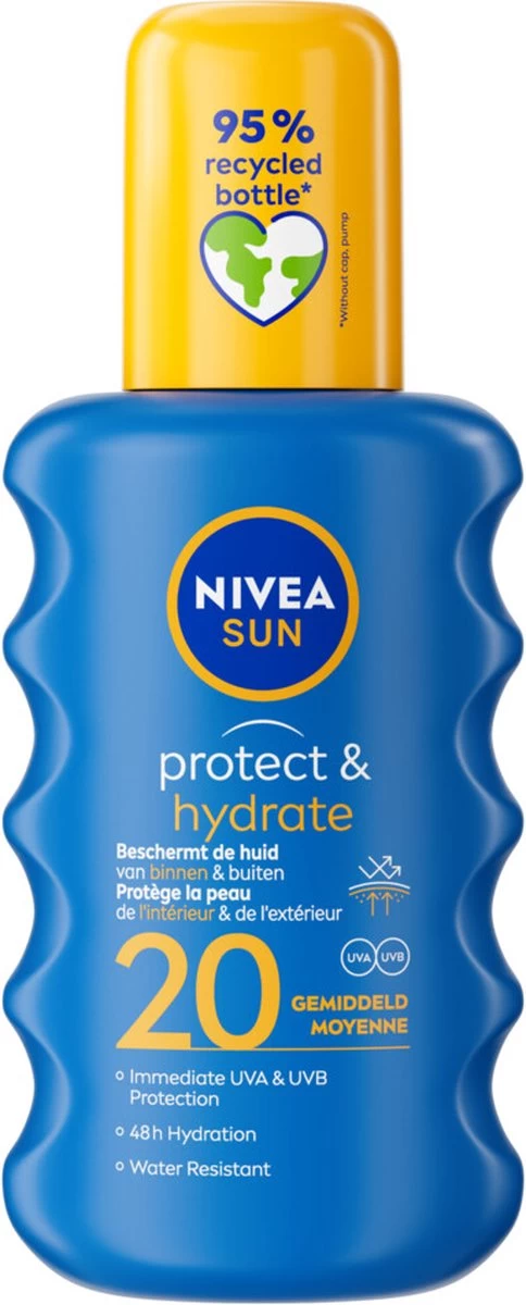 NIVEA SUN Protect & Hydrate Zonnespray SPF 20 - 200 Ml - Afbeelding 4