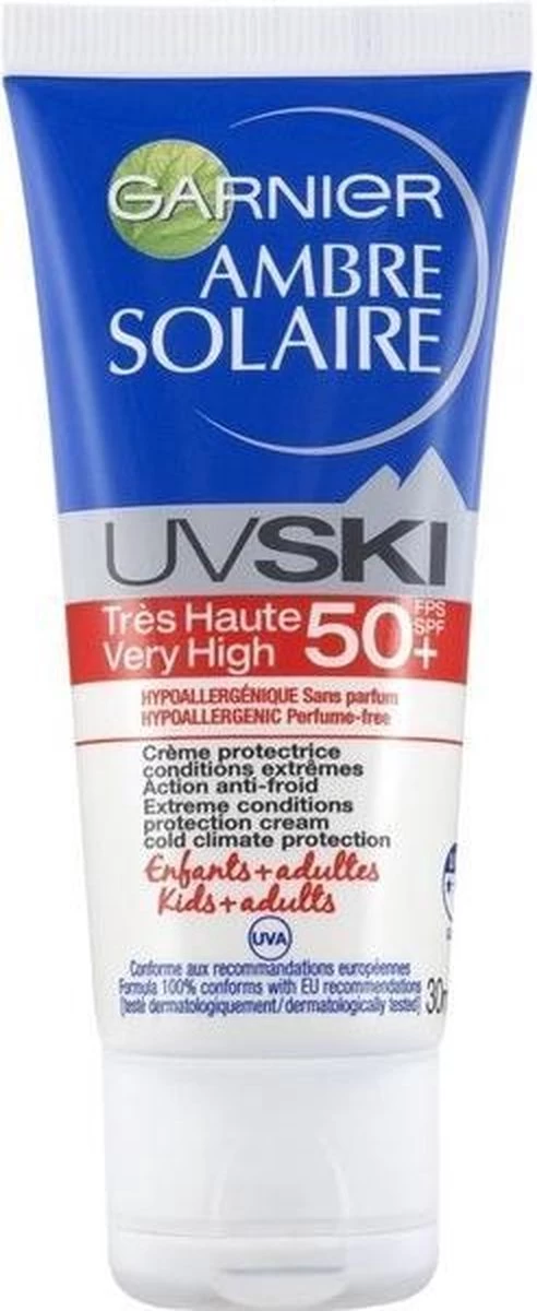 Garnier Ambre Solaire UV Ski Zonnebrandcrème SPF 50 - 30 Ml