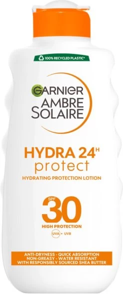 Garnier Ambre Solaire Hydraterende Zonnebrand Melk SPF 30 - 200 Ml