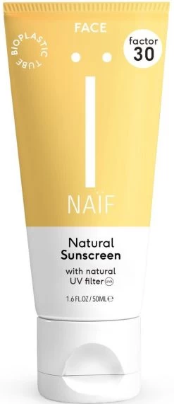 Naïf Zonnebrandcrème SPF30 – Voor Het Gezicht - 50ml - Met Natuurlijke Ingrediënten
