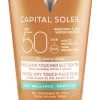 Vichy Idéal Soleil BB Dry Touch Zonnebrand Crème SPF50 - 50 Ml - Matteert