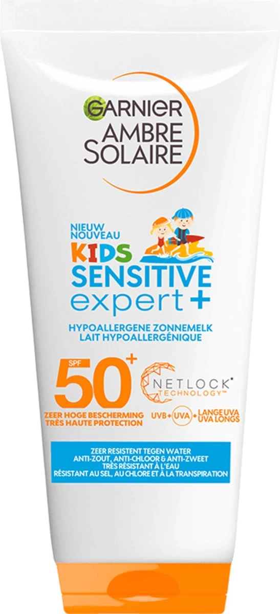 Garnier Ambre Solaire Sensitive Expert+ Kids Zonnebrandmelk Tube SPF50+ - Zonnebrand Voor De Kinderhuid - 200 Ml - Afbeelding 11