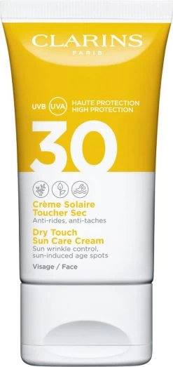 Clarins Dry Touch Facial Sun Care SPF30 - Zonnebrand - 50 Ml