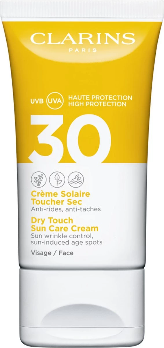 Clarins Dry Touch Facial Sun Care SPF30 - Zonnebrand - 50 Ml