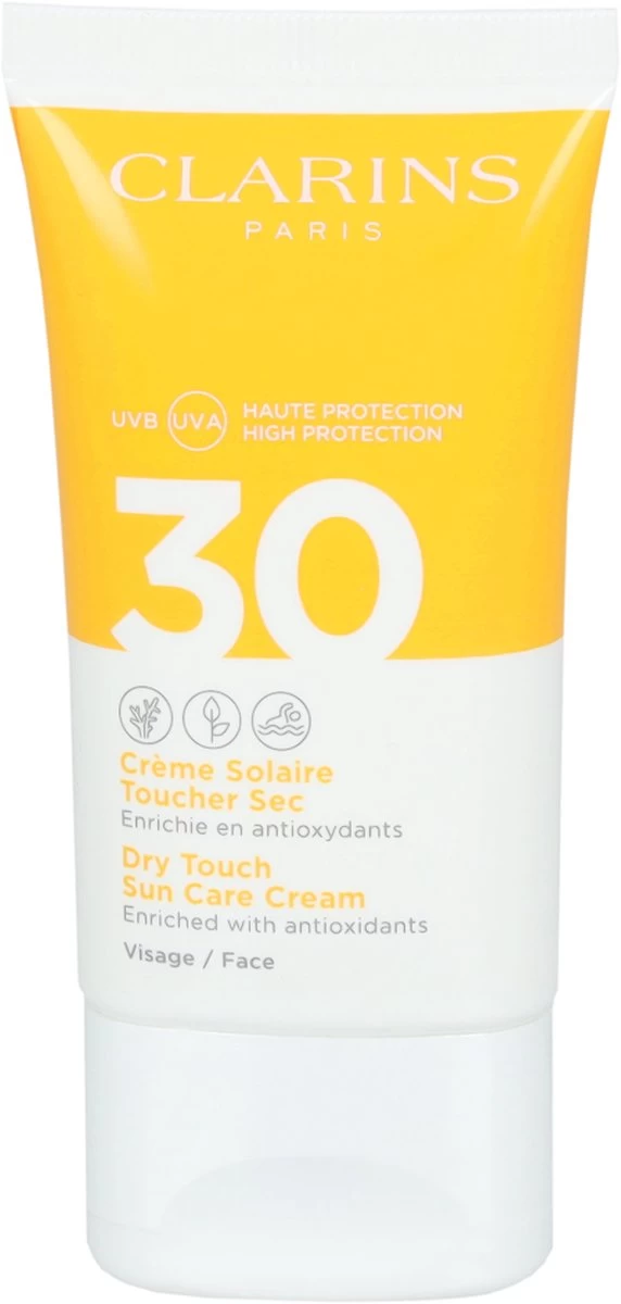 Clarins Dry Touch Facial Sun Care SPF30 - Zonnebrand - 50 Ml - Afbeelding 3