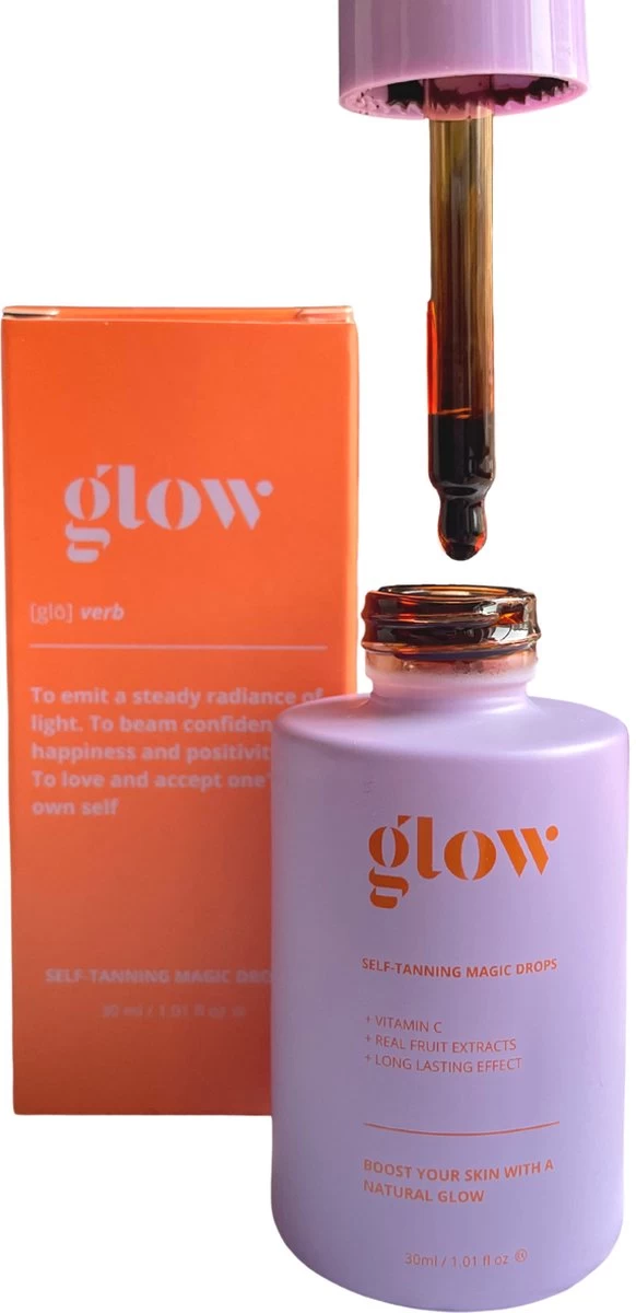 Glow Tanning Drops 30 ML | Zelfbruiner Gezicht | Magic Drops | Self Tan - Afbeelding 3