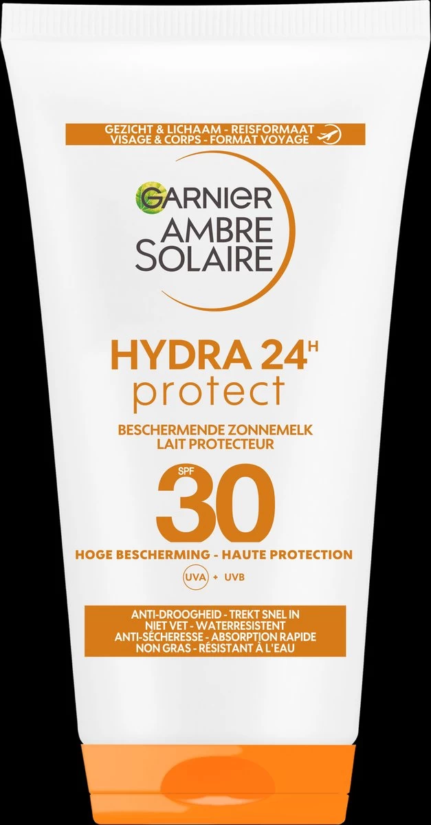 Garnier Ambre Solaire Zonnebrand Crème SPF 30 - 50 Ml - Hydraterend - Reisformaat