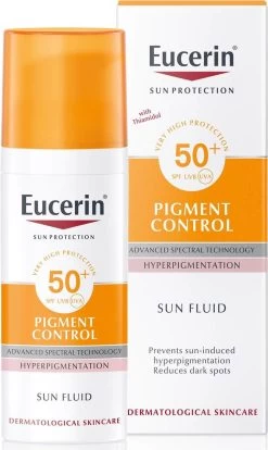 Eucerin Sun Pigment Control Fluid SPF 50+ - Zonnebrand - 50 Ml
