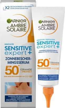 Garnier Ambre Solaire Sensitive Expert Zonbeschermingsserum SPF 50+ 125 Ml
