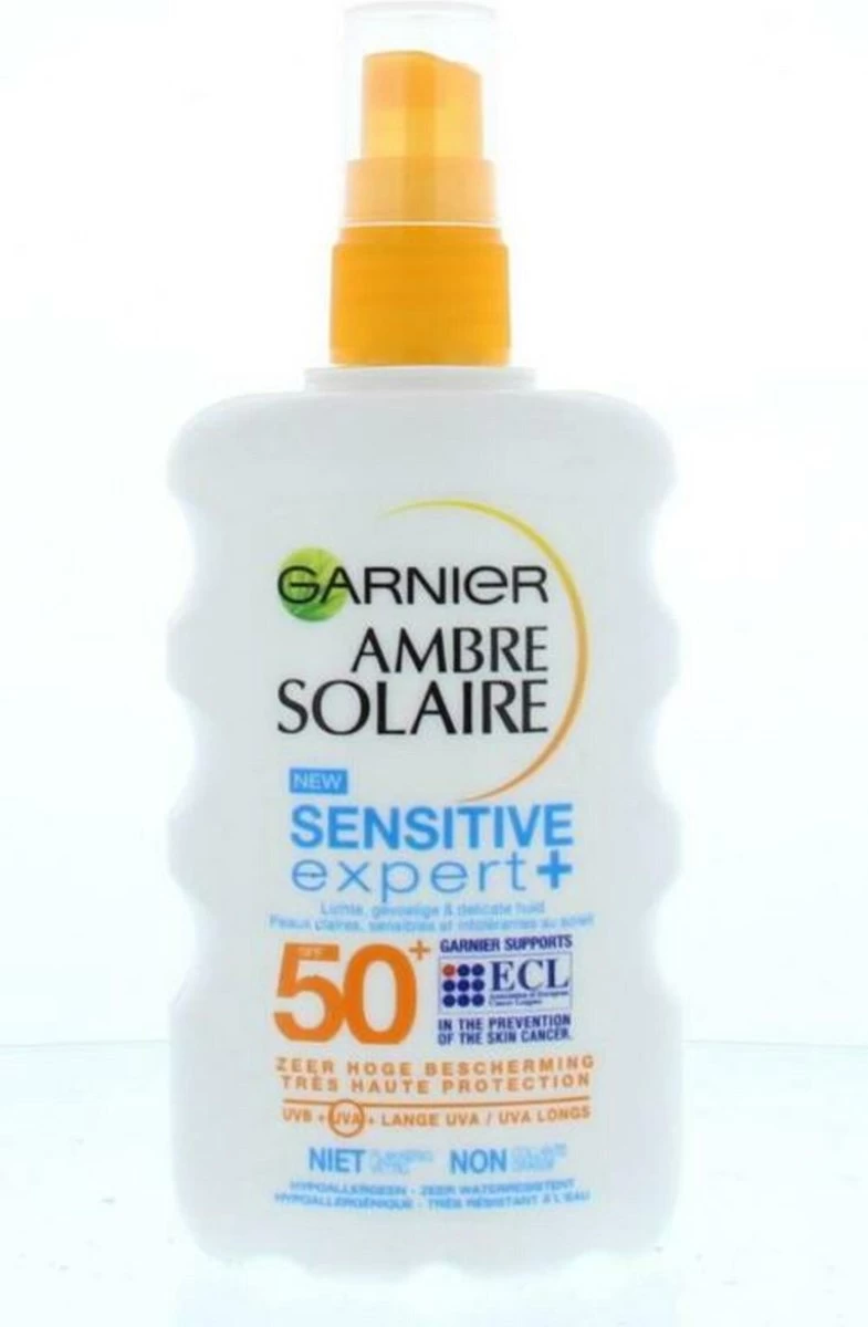 Garnier Ambre Solaire Sensitive Expert Zonnebrandspray SPF 50+ - Zonnebrand Voor De Gevoelige Huid - 200 Ml - Afbeelding 15
