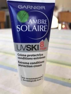 Garnier Ambre Solaire - UVSKI 8SPF - Ski Zonnebrand - Tube - 3 Stuks